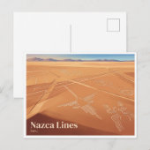 Nazca-Linien Peru Postkarte (Vorne/Hinten)