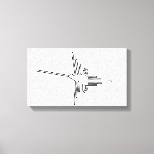 Nazca Peru Vogel altertümliche Geoglyph Symbol Mys Leinwanddruck (Vorderseite)