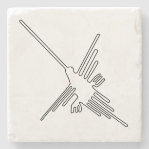 Nazca Peru Vogel altertümliche Geoglyph Symbol Mys Steinuntersetzer
