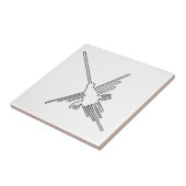 Nazca Peru Vogel altes geoglyph Symbol-Geheimnisen Fliese (Seite)