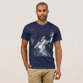 Nazca Spider Lines Ancient White Spider T-Shirt (Vorne ganz)