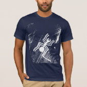 Nazca Spider Lines Ancient White Spider T-Shirt (Vorderseite)