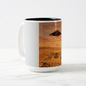 Nazca Spider Zweifarbige Tasse (Vorderseite Links)