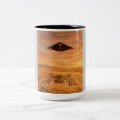 Nazca Spider Zweifarbige Tasse (Mittel)