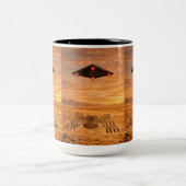 Nazca Spider Zweifarbige Tasse (Mittel)