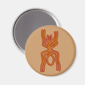 nazca Spinne spider Magnet (Vorderseite/Rückseite)