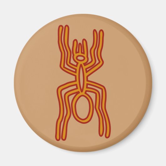 nazca Spinne spider Magnet (Vorne)