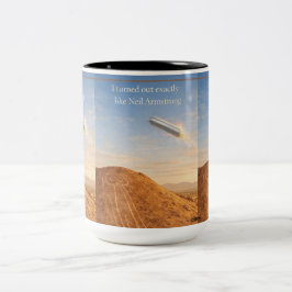 Nazca The astronaut Zweifarbige Tasse