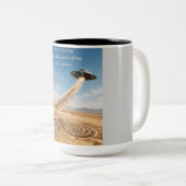Nazca The monkey Zweifarbige Tasse (VorderseiteRechts)