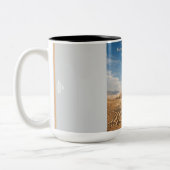 Nazca The monkey Zweifarbige Tasse (Links)