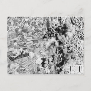 Nazi-Bahnhöfe bombardiert in der Operation Strangl Postkarte