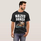 Nazis boxen Demo gegen Recht und Gewalt mit  T-Shirt (Vorne ganz)