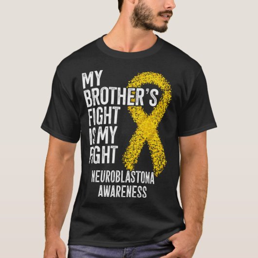 NB Mein Bruder kämpft gegen Neuroblastoma T-Shirt (Vorderseite)