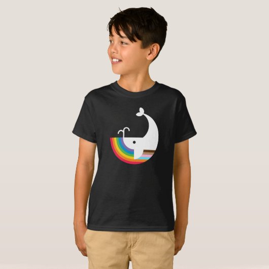NB Pride Children's Whale T-Shirt (Vorne ganz)