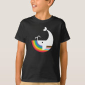 NB Pride Children's Whale T-Shirt (Vorderseite)