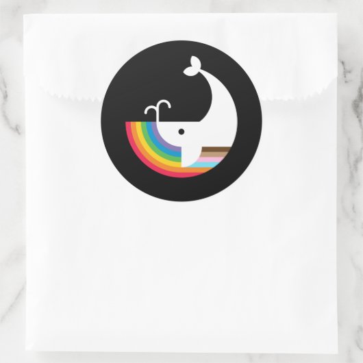 NB Pride Whale Sticker (Tasche)