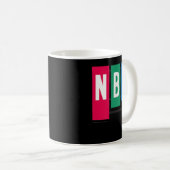 NBC Vintag 1954 Peacock Comfortable Kopie Kaffeetasse (VorderseiteRechts)