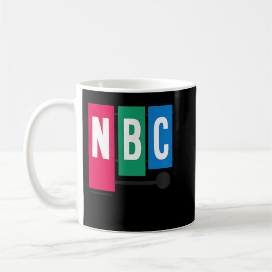NBC Vintag 1954 Peacock Komfortabel Kaffeetasse (Links)