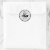 NBCT National Board Teacher Physische Bildung Runder Aufkleber (Tasche)