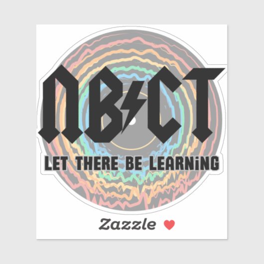 NBCT Rock inspiriert Aufkleber (Blatt)