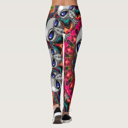 NBK psychedelischer Leggings (Rückseite)