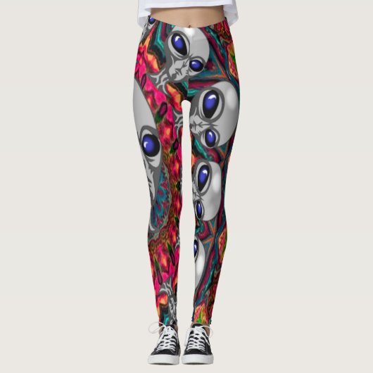 NBK psychedelischer Leggings (Vorderseite)