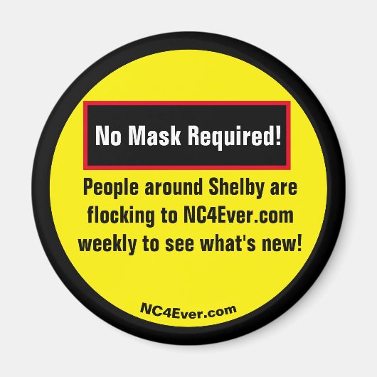 NC4Ever.com Magnet (Vorne)