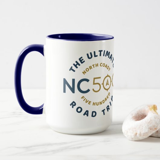 NC 500-Route Tasse (Mit Donut)