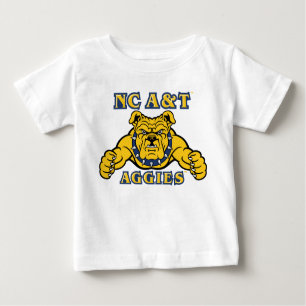 NC A&T Aggies   Aggie Bulldog Baby T-shirt