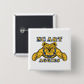 NC A&T Aggies | Aggie Bulldog Button (Vorne & Hinten)