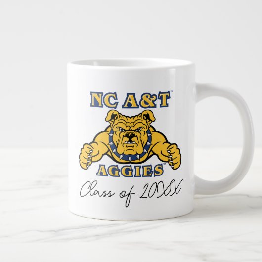 NC A&T Aggies | Aggie Bulldog Jumbo-Tasse (Rechts)
