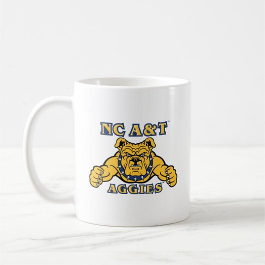 NC A&T Aggies | Aggie Bulldog Kaffeetasse (Links)