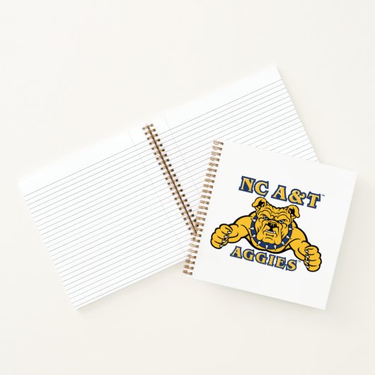 NC A&T Aggies | Aggie Bulldog Notizblock (Innenseite)