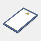 NC A&T Aggies | Aggie Bulldog Post-it Klebezettel (angewinkelt)