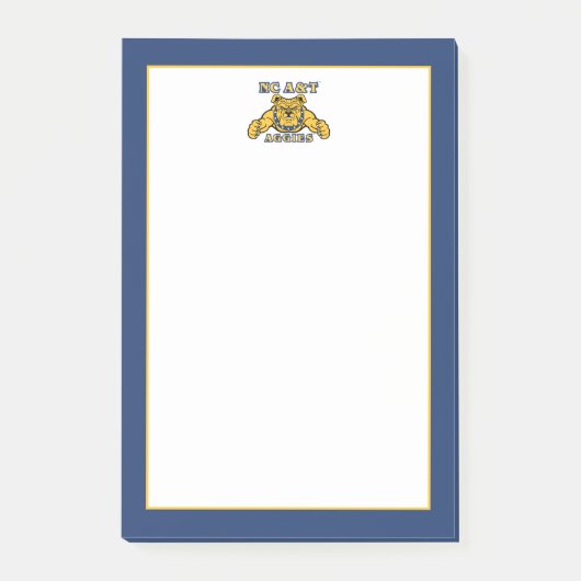 NC A&T Aggies | Aggie Bulldog Post-it Klebezettel (Vorderseite)