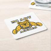 NC A&T Aggies | Aggie Bulldog Rechteckiger Pappuntersetzer (angewinkelt)