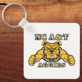 NC A&T Aggies | Aggie Bulldog Schlüsselanhänger (Vorderseite)