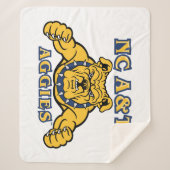 NC A&T Aggies | Aggie Bulldog Sherpadecke (Vorderseite)