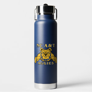 NC A&T Aggies Aggie Bulldog Trinkflasche