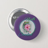 NC Anole & Hibiskus Button (Vorne & Hinten)