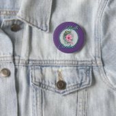 NC Anole & Hibiskus Button (Beispiel)