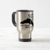 NC Bird Atlas Travel Mug, 15 oz Reisebecher (Vorderseite Links)