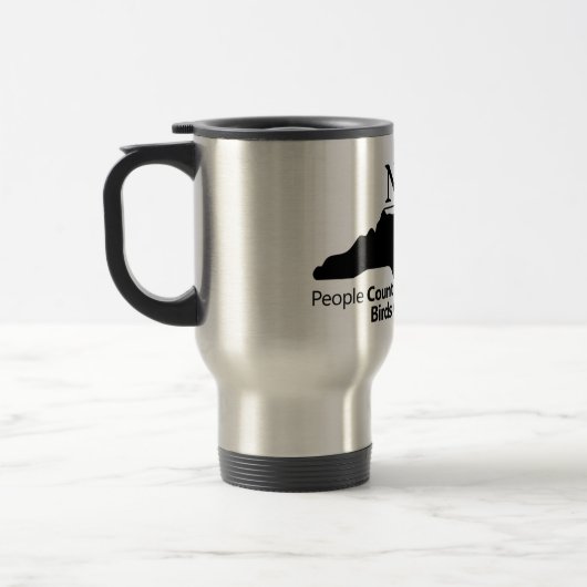 NC Bird Atlas Travel Mug, 15 oz Reisebecher (Links)