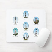 Nc-Leuchttürme kombinierte zwei Mousepad (Mit Mouse)