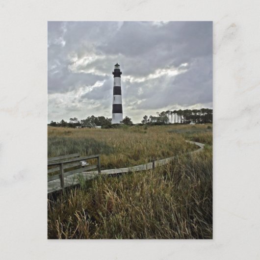 NC Lighthouse Postkarte (Vorderseite)