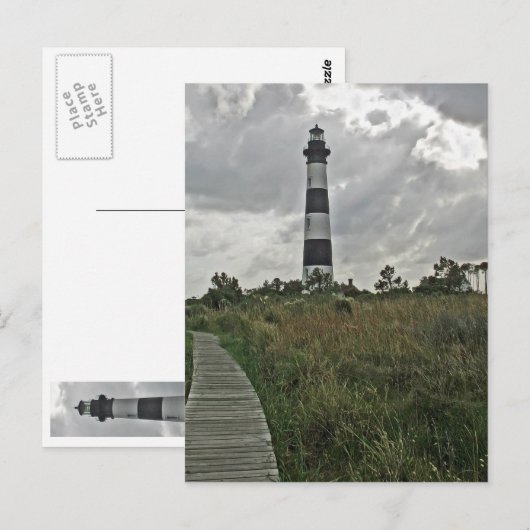 NC Lighthouse Postkarte (Vorne/Hinten)