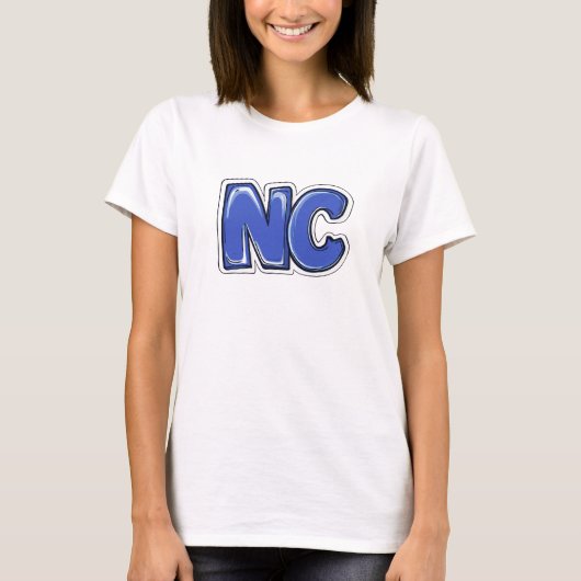 NC North Carolina T-Shirt (Vorderseite)
