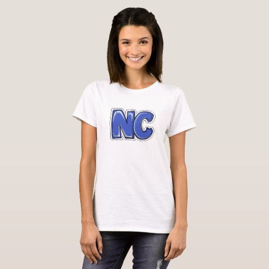 NC North Carolina T-Shirt (Vorne ganz)