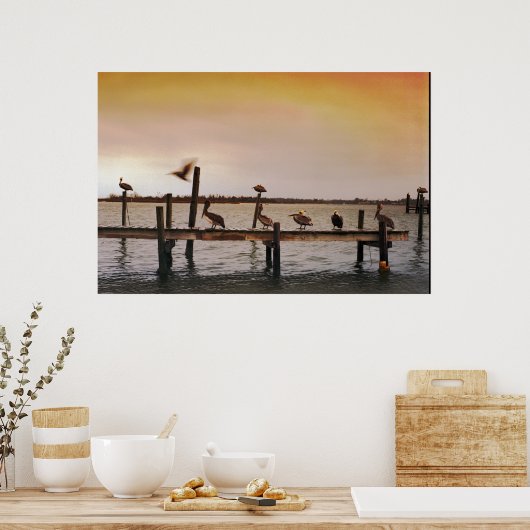 NC Pelikane Poster (Küche)