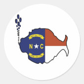 NC Phish Sticker (Vorderseite)